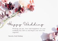 Wedding Card Message